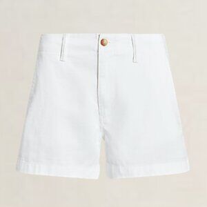 Polo Ralph Lauren White Chino Cotton Twill Shorts 14 NWT